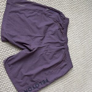 Peloton Dark Purple Workout Shorts